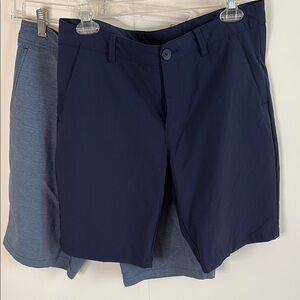 2 Men's Navy Blue Shorts. Oakley & Goodfellow
